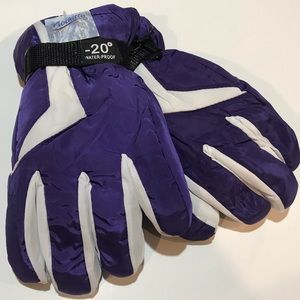 ✅🆕Purple ski or snow mobile gloves large